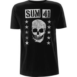 Sum 41 Unisex Adult Grinning Skull Cotton T-Shirt / Black